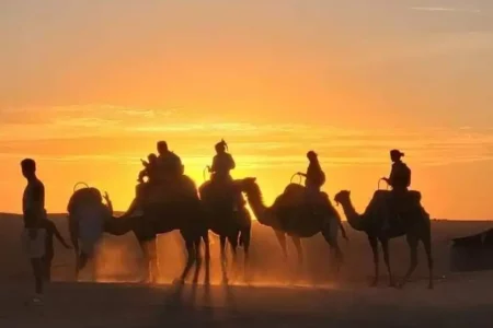 Agafay Day Pass  Camel Ride Activity at sunset in Agafay 2023