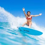 girl surf in morocco