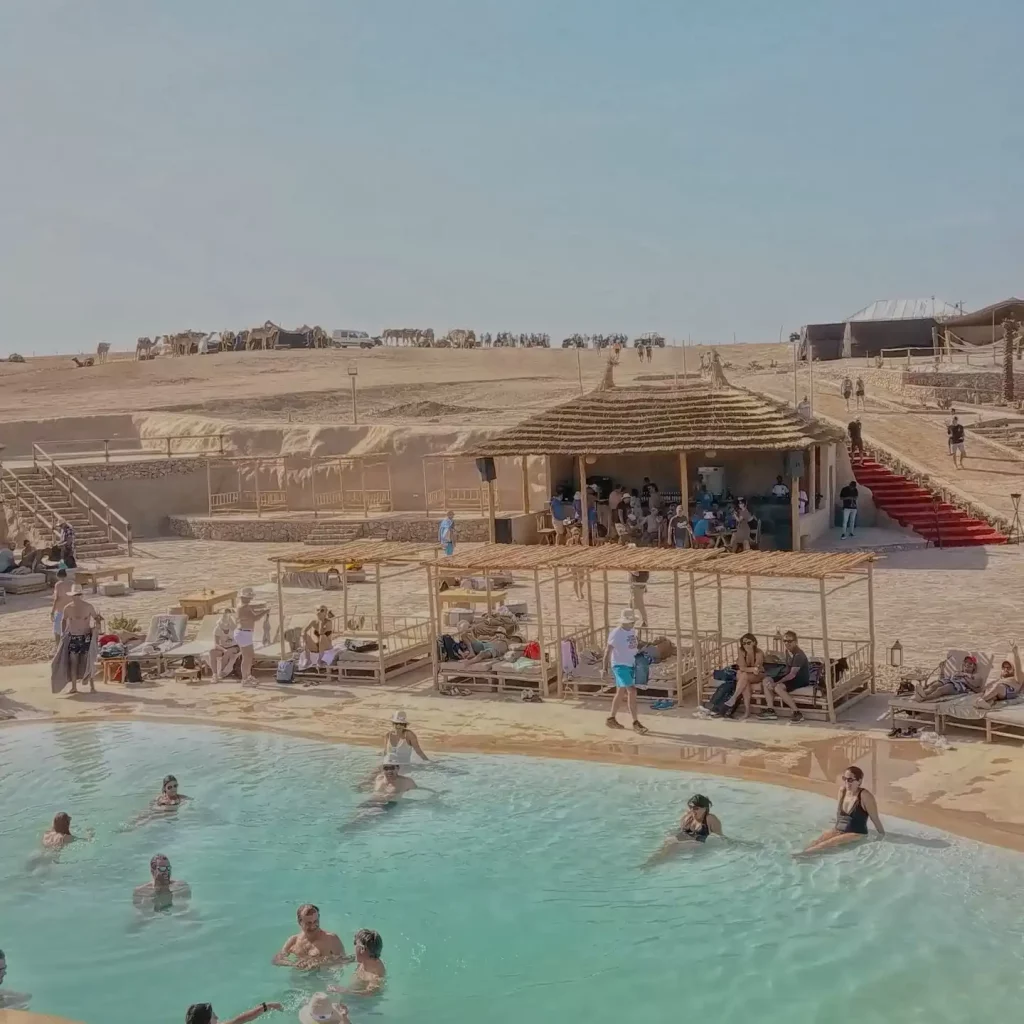 Unleash Your Inner Adventurer: Thrilling Activities and Relaxing Escapes in the Agafay Desert with Maroc Day Pass Maroc Day Pass pool in Agafay