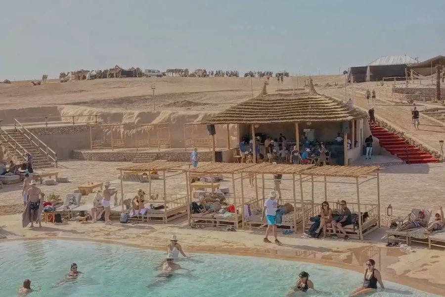 Mesmerizing Agafay Pool Night Pass With Dinner and Spectacle