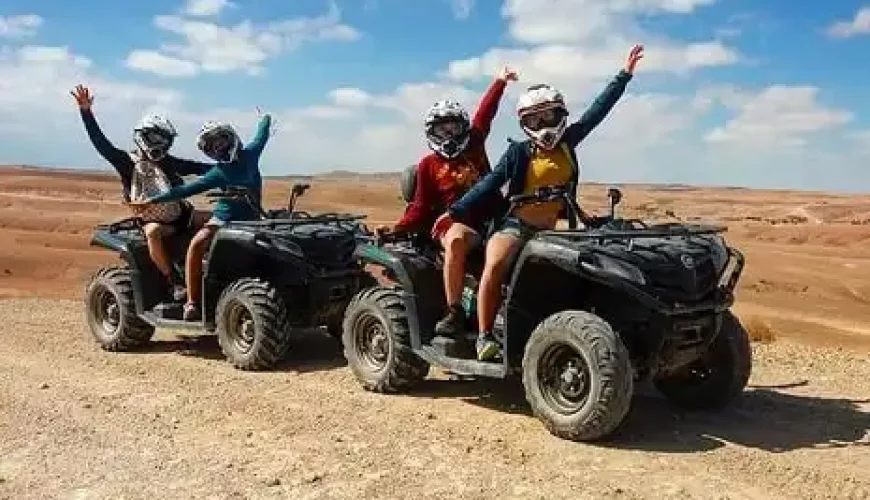 Quad in Agafay Desert